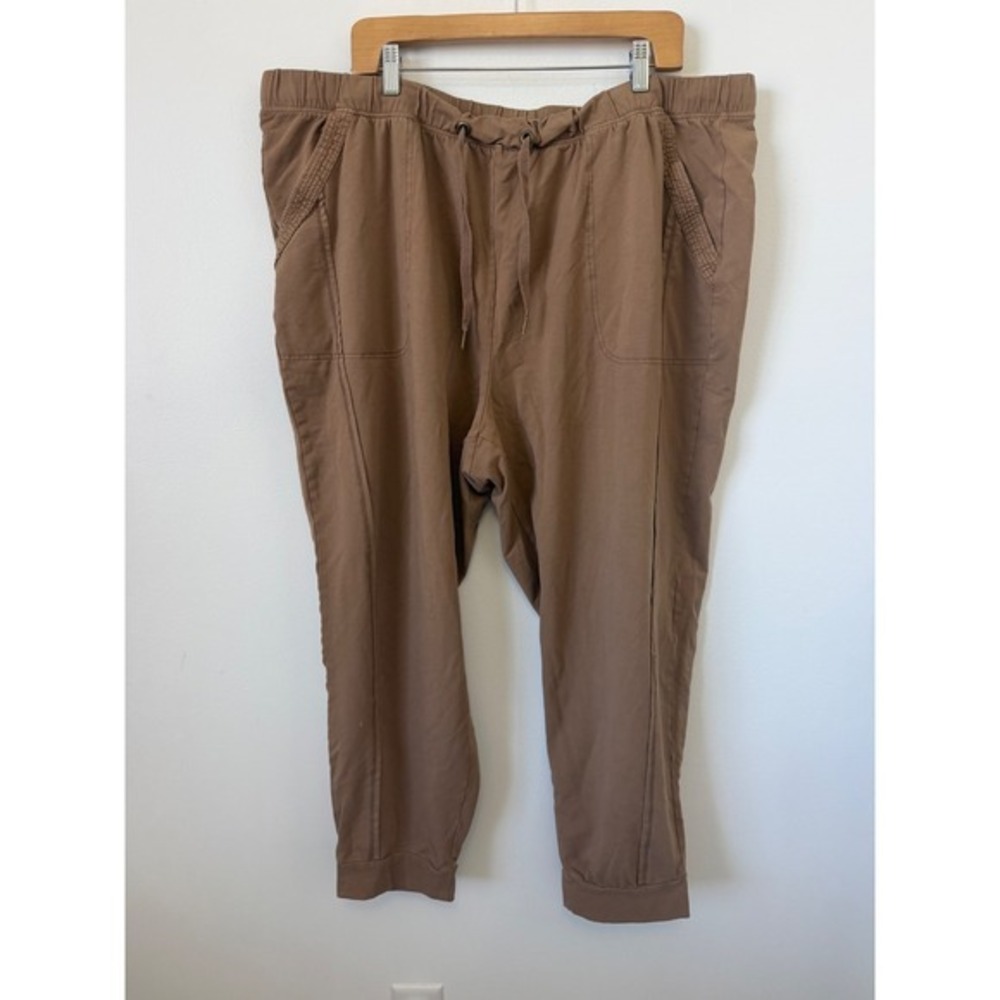 Terra & Sky Women's Plus Brown Jogger Sweatpants – Size 3XL (24W-26W) –‎ NWOT